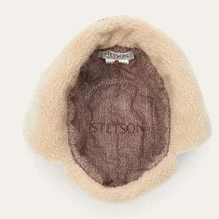 Stetson Bomber Cap Calf Split Brown Sale