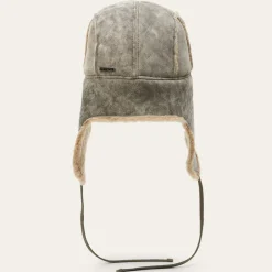Stetson Bomber Cap Lambskin Vintage Grey Clearance