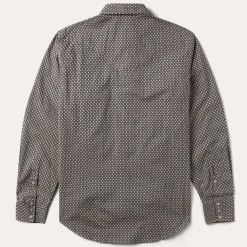 Stetson Diamond Print Western Shirt Brown Online