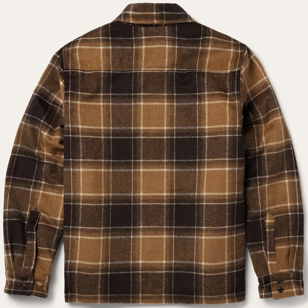 Stetson Plaid Western Coat Brown Outlet