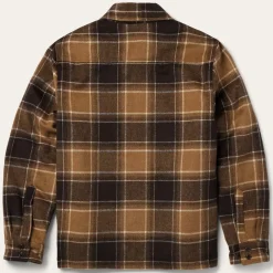 Stetson Plaid Western Coat Brown Sale
