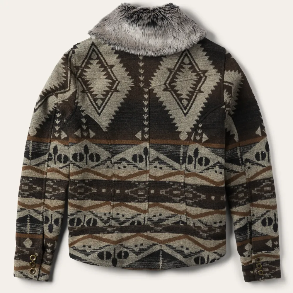Stetson Southwestern Blanket Jacket Brown