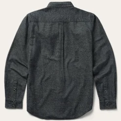 Stetson Brushed Twill Western Shirt Black