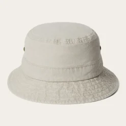 Stetson Bucket Delave Organic Cotton Off White Hot