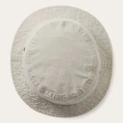 Stetson Bucket Delave Organic Cotton Off White Hot