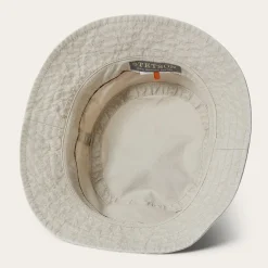 Stetson Bucket Delave Organic Cotton Off White Hot