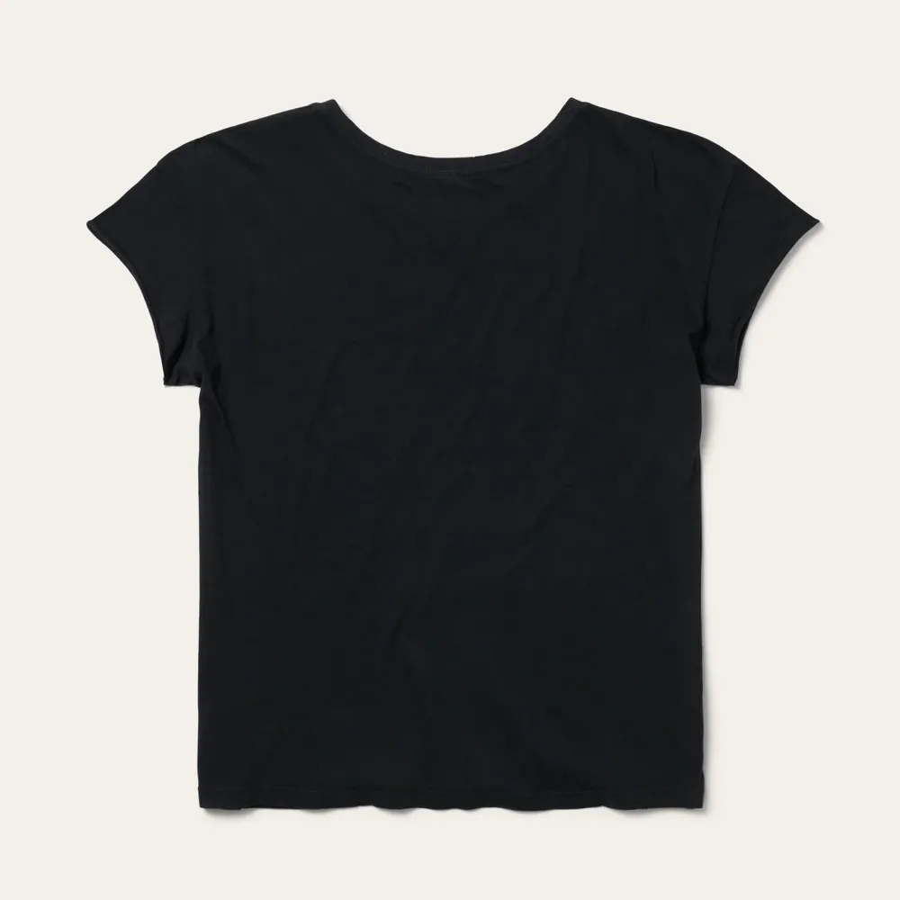Stetson Bucking Cowboy Graphic Tee Black Hot