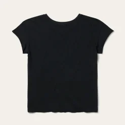 Stetson Bucking Cowboy Graphic Tee Black Discount