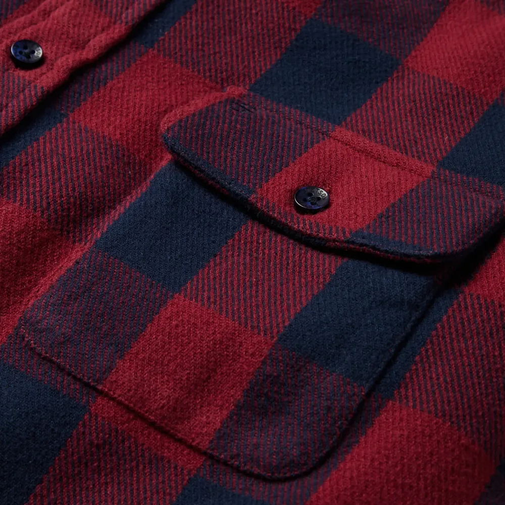 Stetson Buffalo Check Twill Shirt Red New
