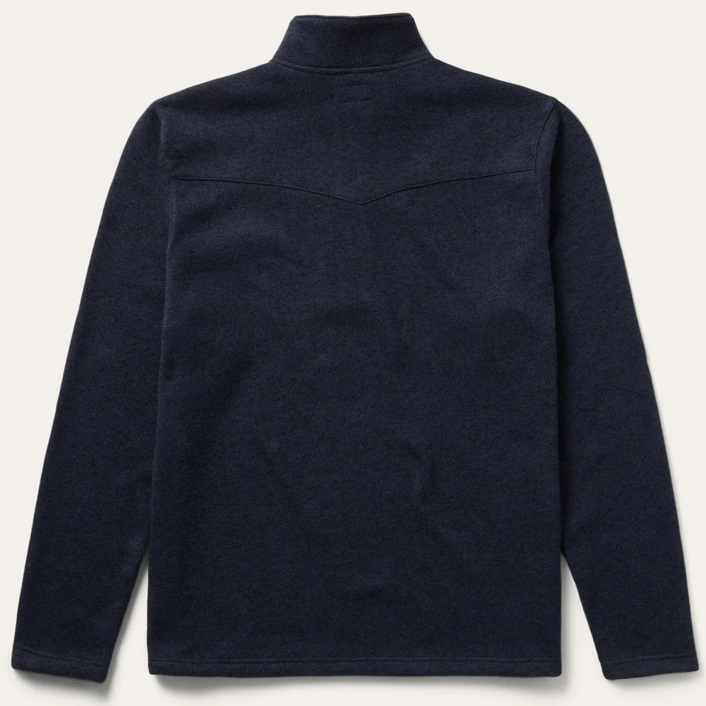 Stetson Button-Front Pullover Knit Sweater Blue Clearance