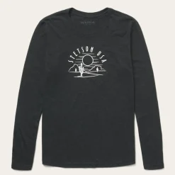 Stetson Cactus And Sunset Graphic Tee Black Outlet