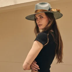 Stetson Caelus Straw Fedora Seafoam Hot