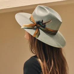 Stetson Caelus Straw Fedora Seafoam Hot