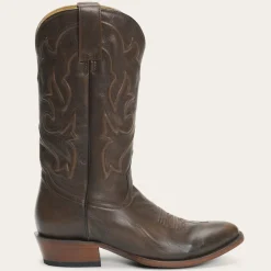 Stetson Carlisle Corded Brushed Leather Boot Brown New