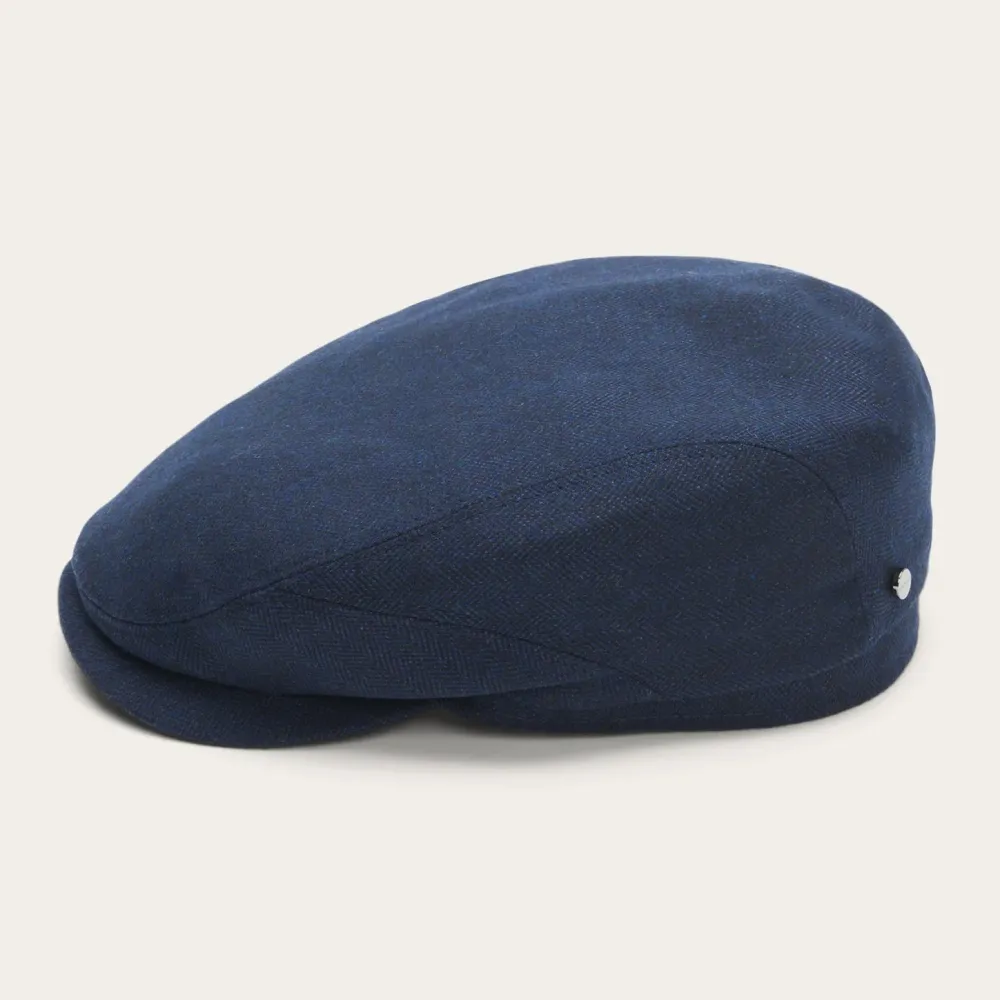 Stetson Cashmere Silk Driver Cap Blue Discount
