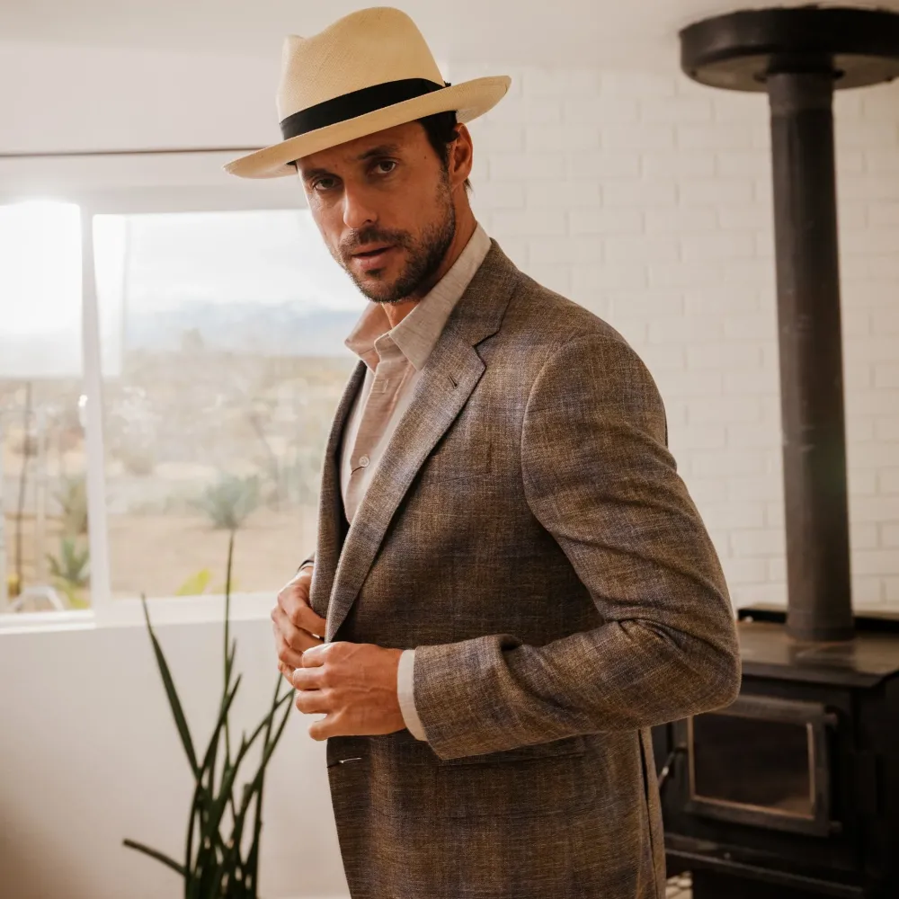Stetson Center Dent Panama Fedora Natural Online