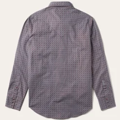 Stetson Chevron Grid Shirt Brown Online