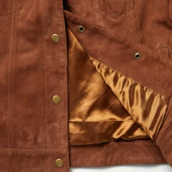 Stetson Classic Bomber Jacket Brown Discount