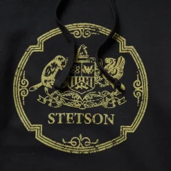 Stetson Classic Crest Hooded Sweatshirt Black Sale