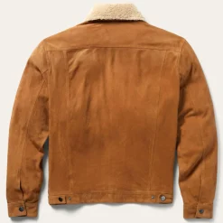 Stetson Classic Suede Jacket Tan Outlet