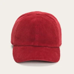 Stetson Cord Baseball Cap Red