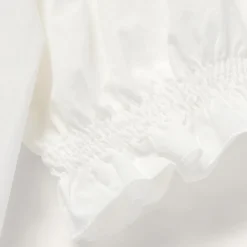 Stetson Cotton Voile Peasant Blouse White Outlet