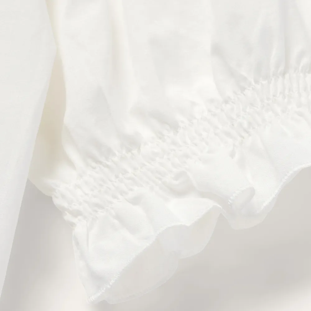 Stetson Cotton Voile Peasant Blouse White Outlet