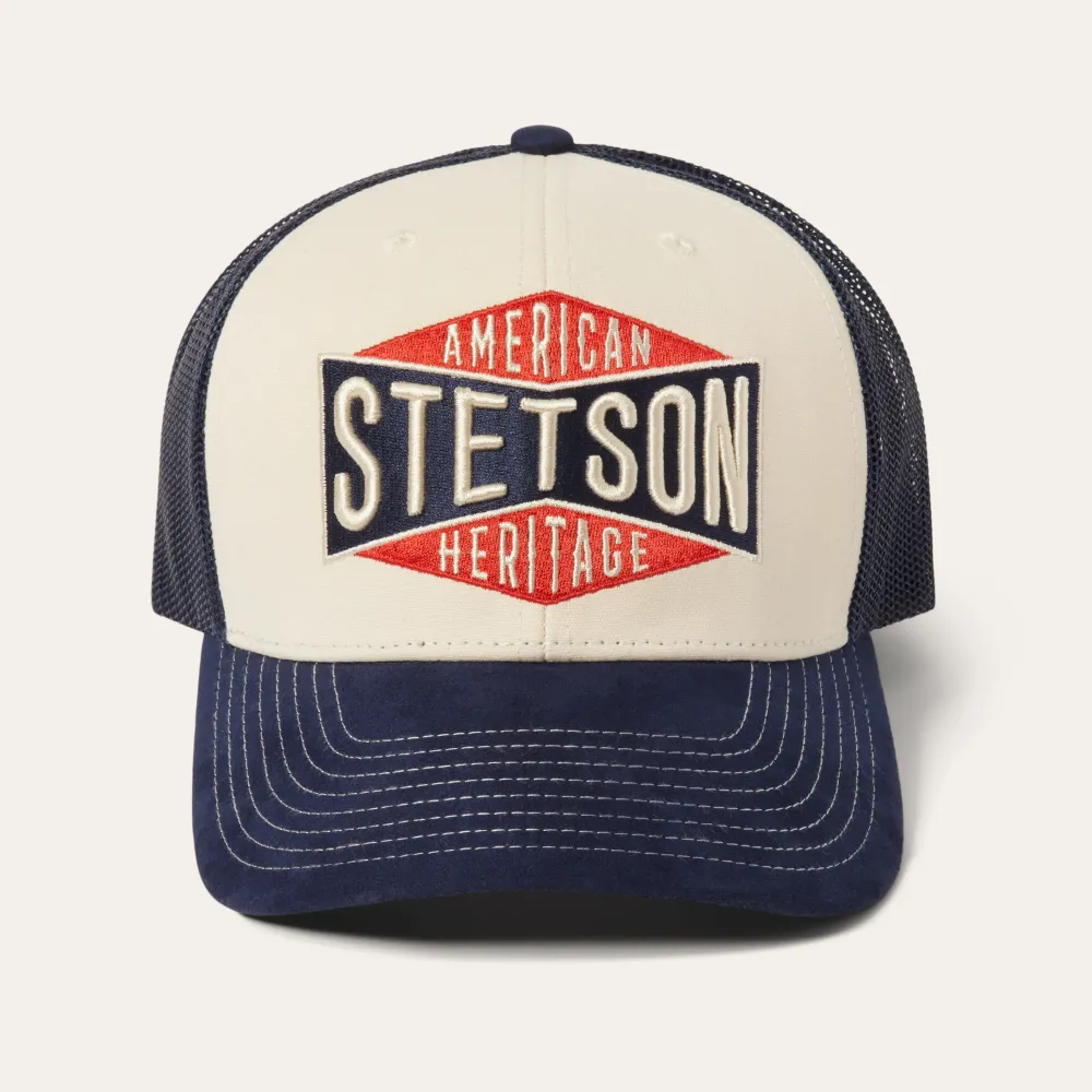 Stetson American Heritage Trucker Cap Cream Clearance