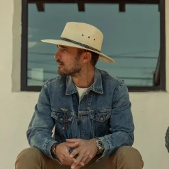 Stetson Cumberland Straw Hat Toasted Hot