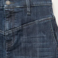 Stetson Dark Denim 5-Pocket Skirt Blue Best