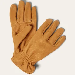 Stetson Deerskin Roper Glove - Unlined Saddle Tan New