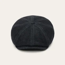 Stetson Denim Hatteras Cap Black Denim Clearance