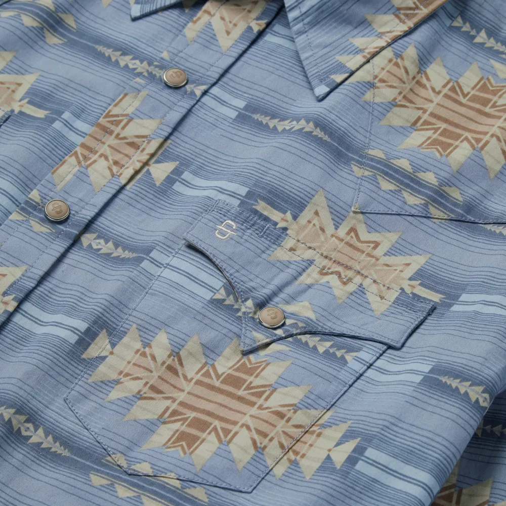 Stetson Desert Horizon Shirt Blue Hot