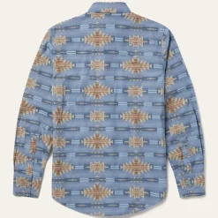 Stetson Desert Horizon Shirt Blue Best