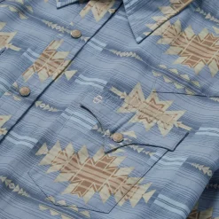 Stetson Desert Horizon Shirt Blue Best