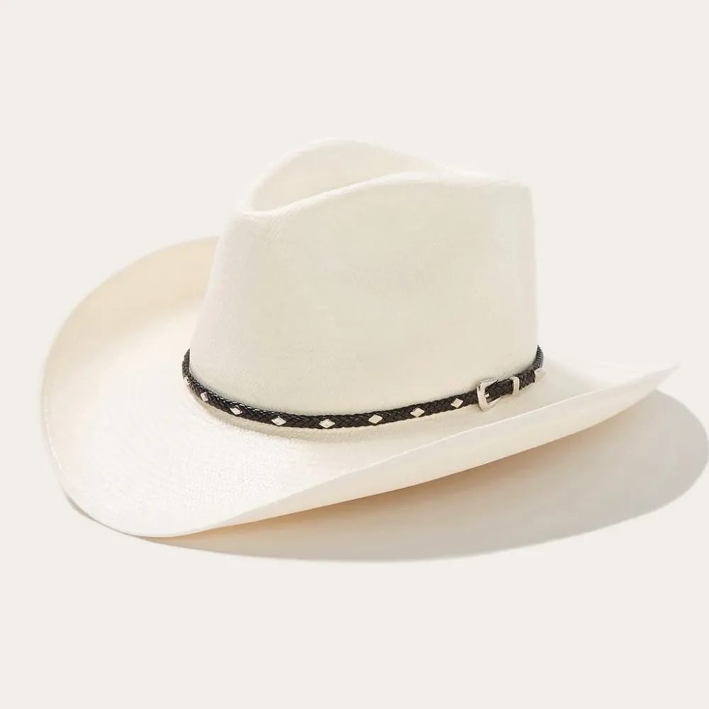 Stetson Diamond Jim 8X Straw Cowboy Hat Natural