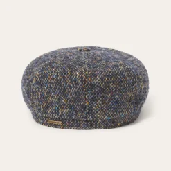 Stetson Donegal Wool Hatteras Cap Blue Donegal Clearance