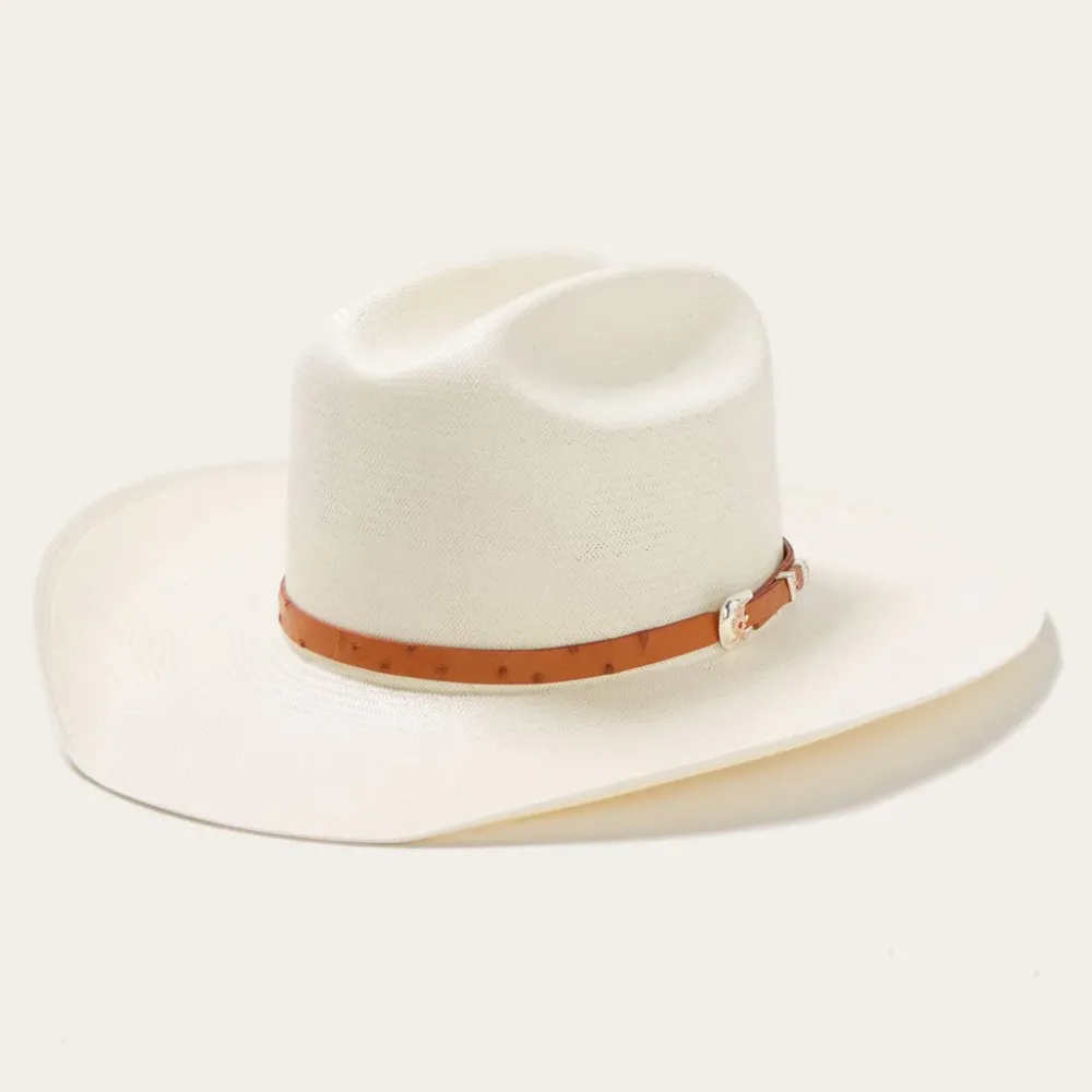 Stetson El Noble 500X Straw Cowboy Hat Natural Outlet