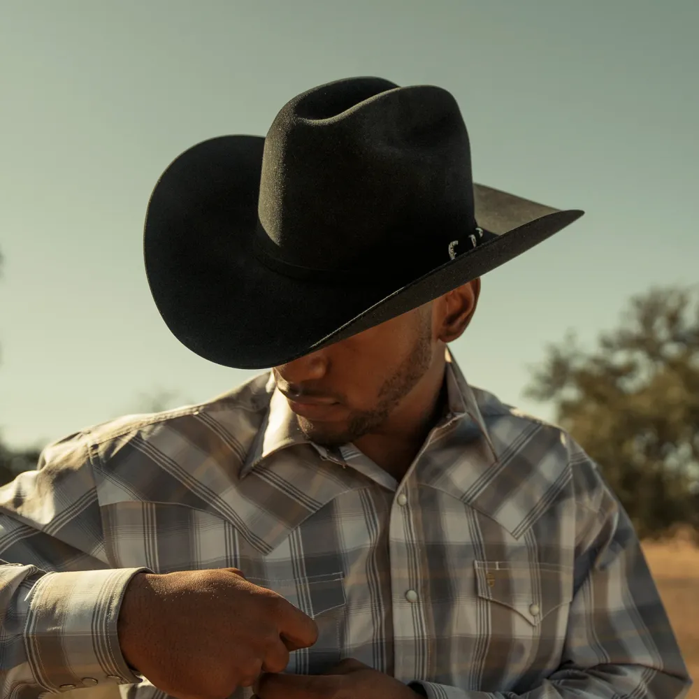 Stetson El Patron 75 Premier 30X Cowboy Hat Black Online