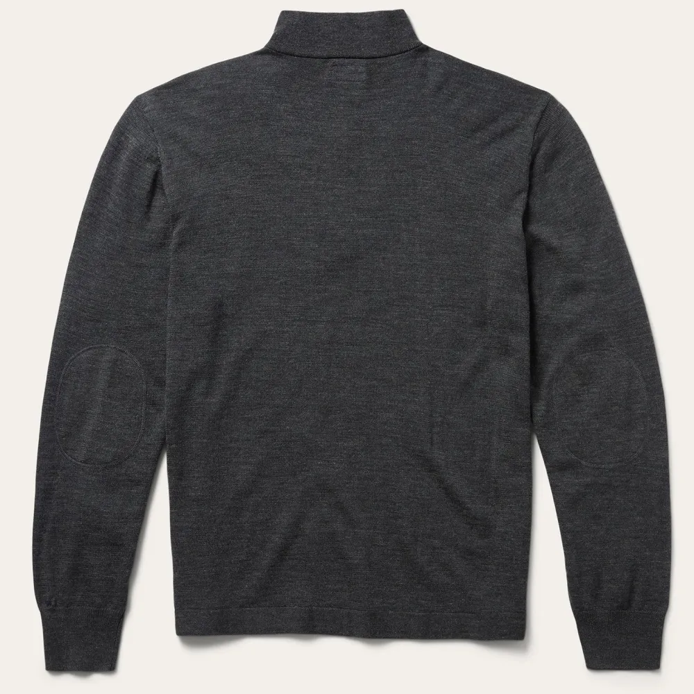 Stetson Elbow Patch Knit Sweater in Grey Online