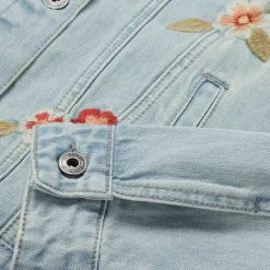 Stetson Embroidered Denim Jacket Blue Sale