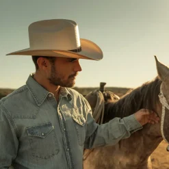 Stetson Evilla De Oro 1000X Straw Cowboy Hat Natural Sale
