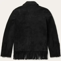 Stetson Fringe Suede Jacket Black Best