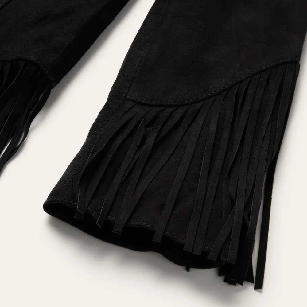 Stetson Fringe Suede Jacket Black Best