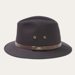 Stetson Gable All-Weather Safari Hat Black New