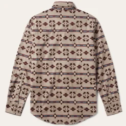 Stetson Gaucho Stripe Shirt Brown Hot