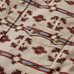 Stetson Gaucho Stripe Shirt Brown Hot