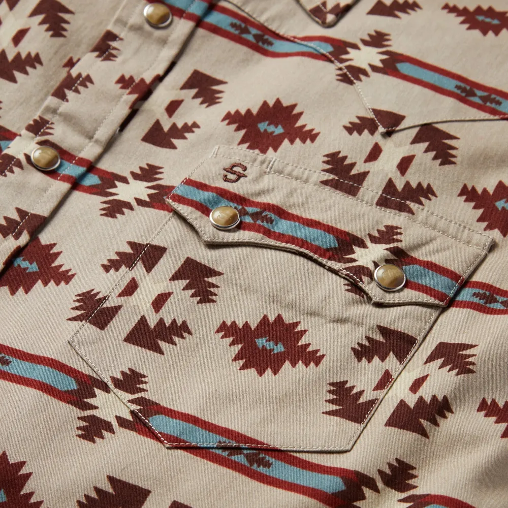 Stetson Gaucho Stripe Shirt Brown Hot