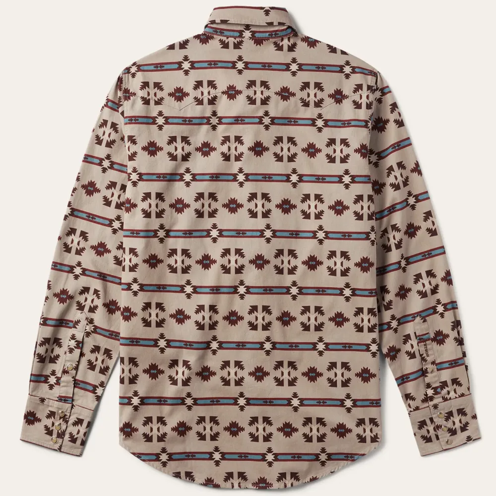 Stetson Gaucho Stripe Shirt Brown New