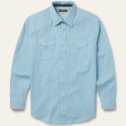 Stetson Geo Western Shirt Blue Best